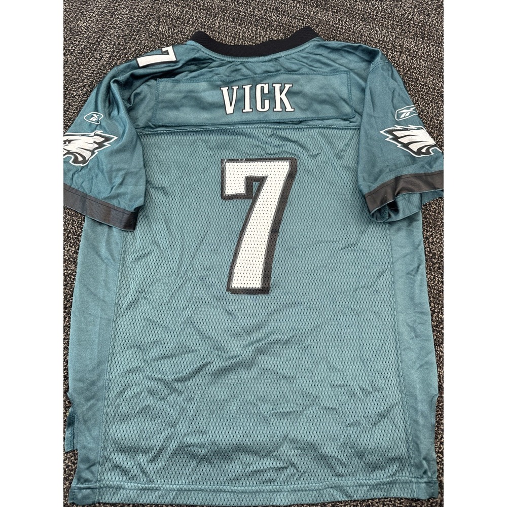 Vintage REEBOK Philadelphia Eagles Michael Vick‎ SEWN NFL Jersey Youth